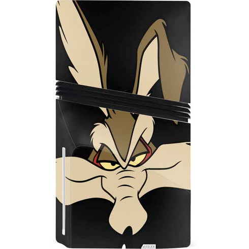 Looney Tunes Wile E. Coyote Smile PS5 Pro Disk Bundle  Skin